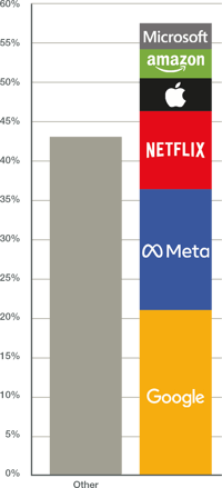 Big 6 Traffic Share